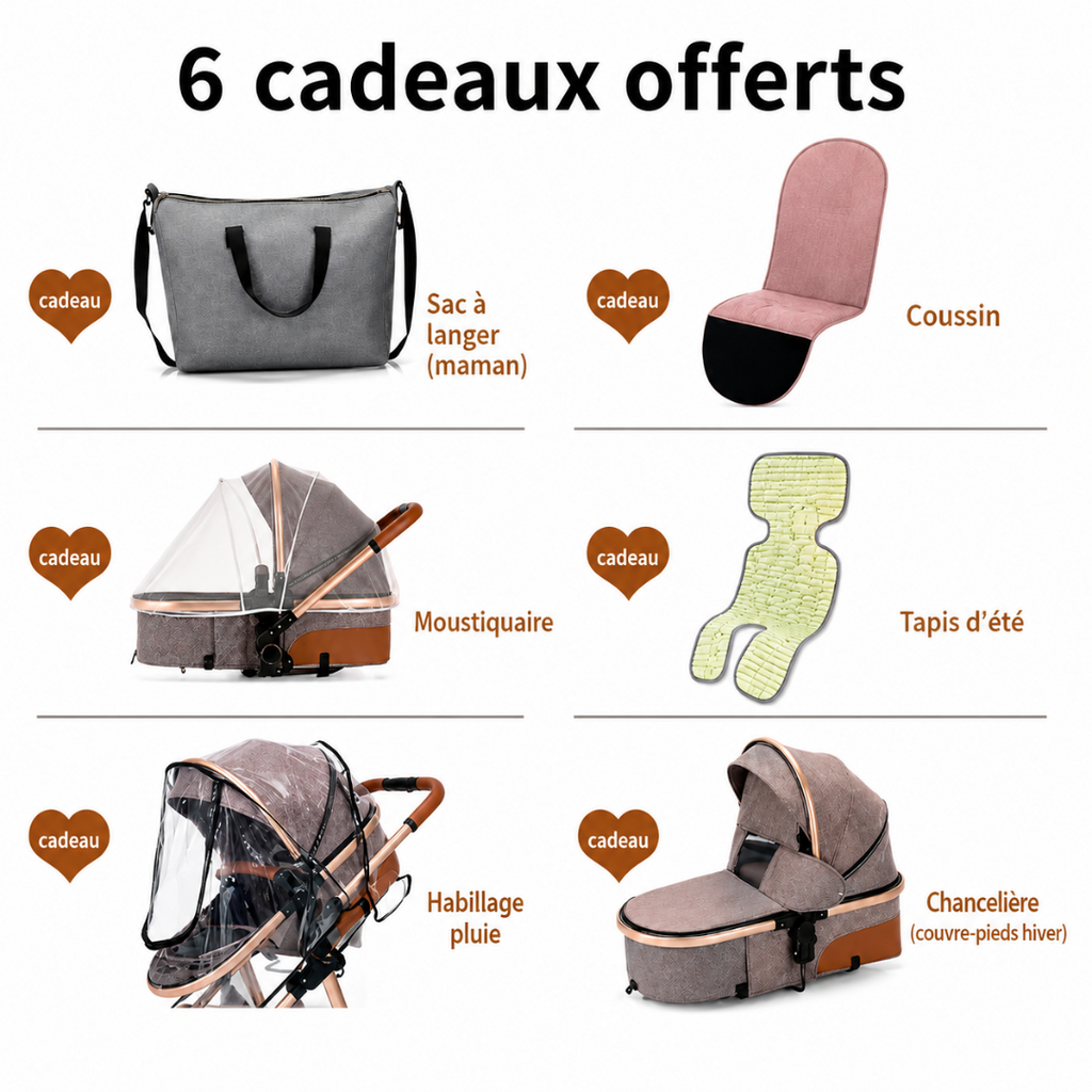 Poussette PREMIUM 3 en 1