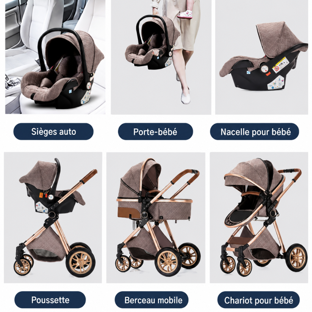 Poussette PREMIUM 3 en 1