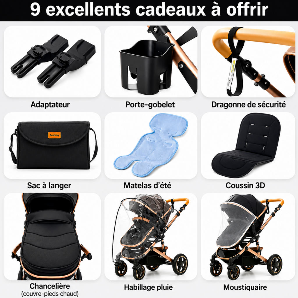 Poussette UNIQUE 3 en 1