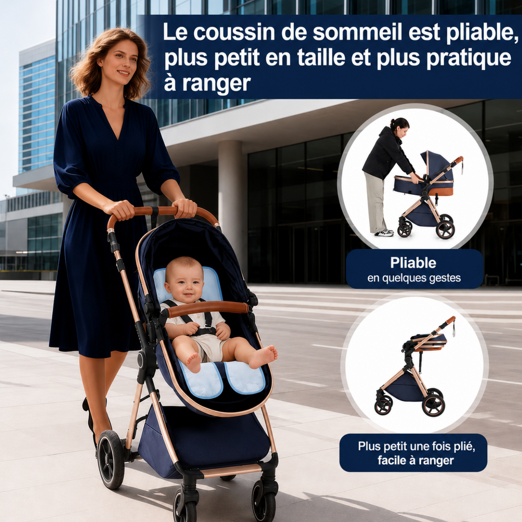 Poussette de luxe ÉLÉGANTE 3 en 1