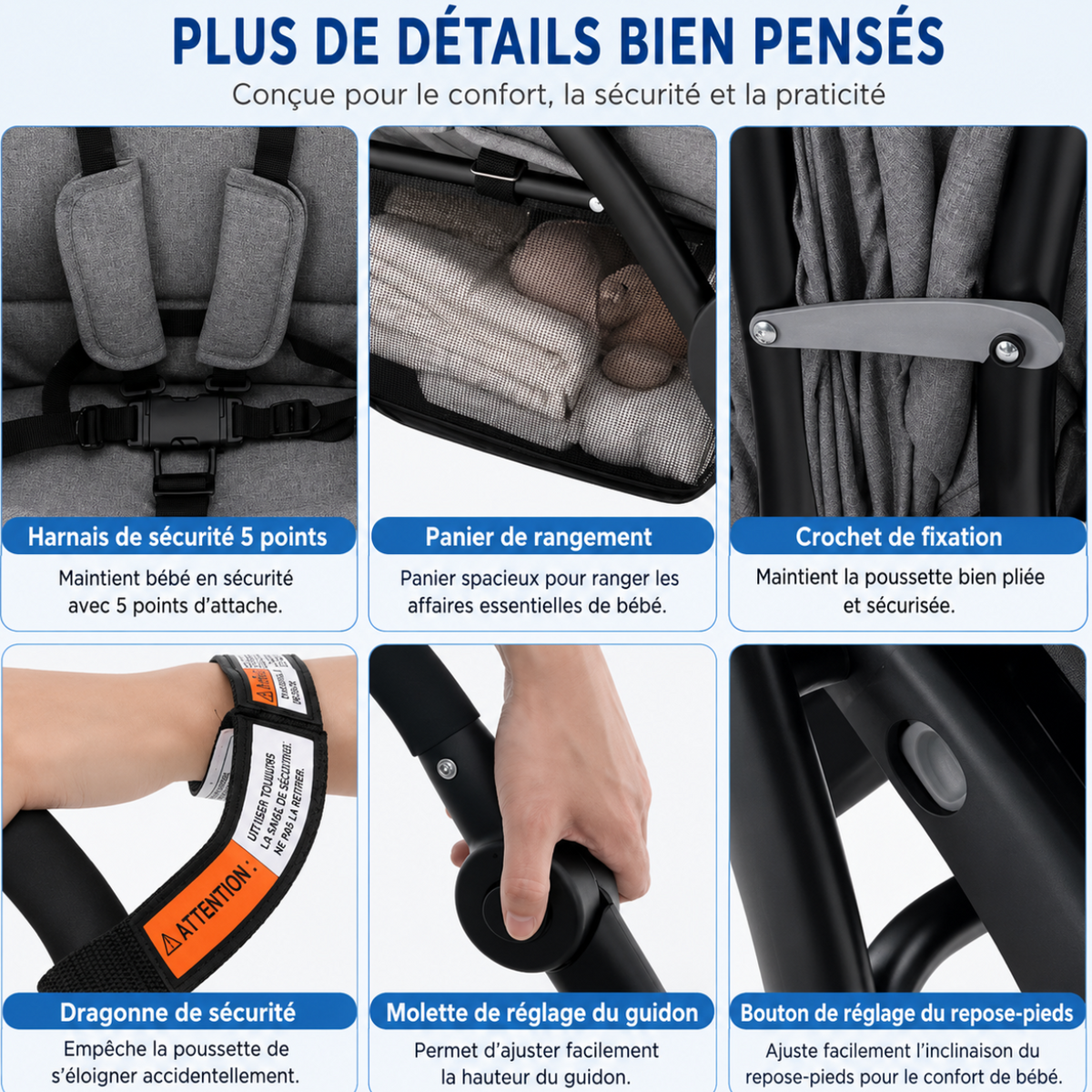 Poussette duo ÉLÉGANTE