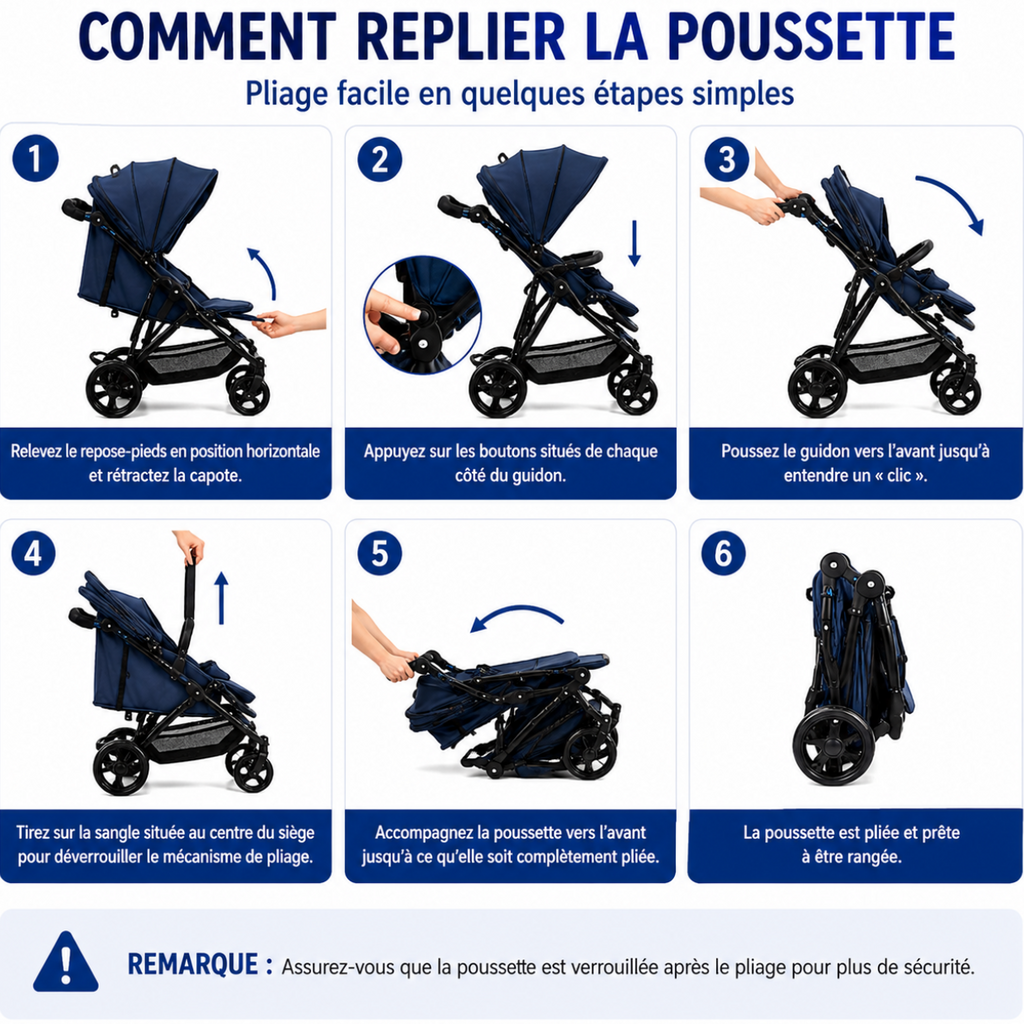Poussette duo ÉLÉGANTE